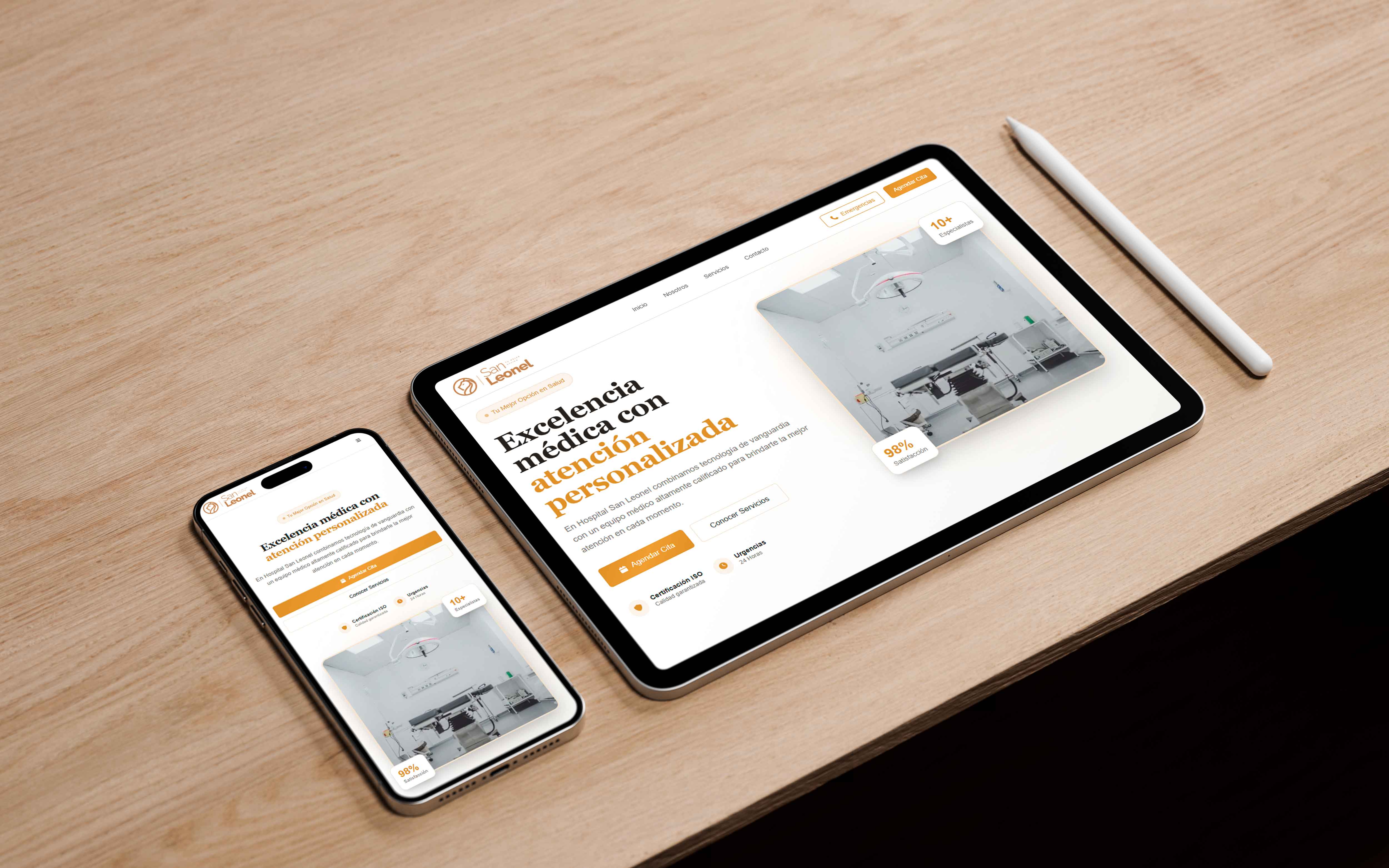 Hospital San Leonel website